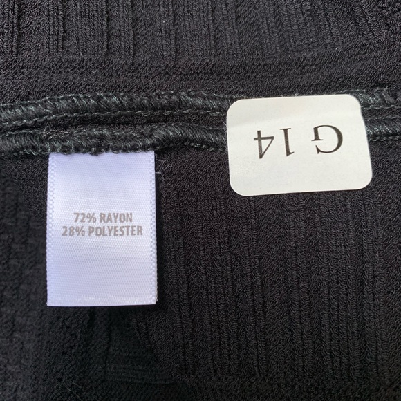 St John : black jacquard fit & flare knit dress - Picture 8 of 12